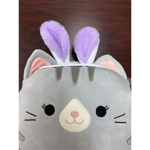 NWT Tally Grey Tabby Cat Squishmallows 14 Inch Plush - Picture 2 of 5